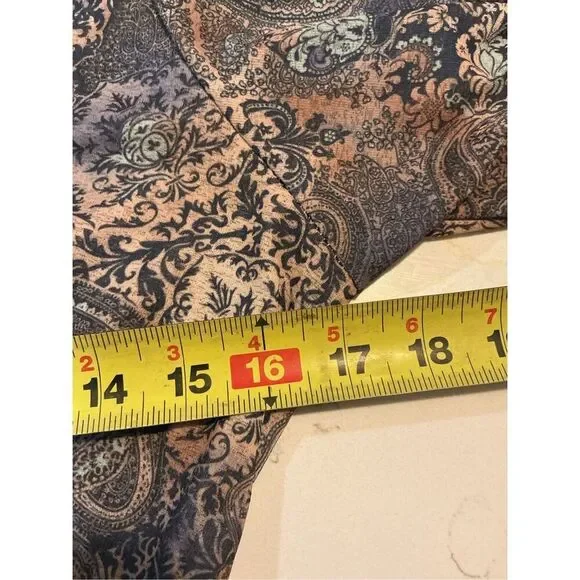 Temptations Vintage Y2K Mesh Babydoll Top Sz L Bell Sleeve - Picture 5 of 6